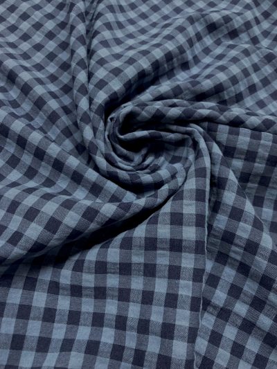 vichy seersucker ligero marino vaquero.