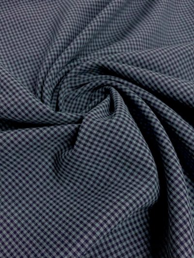 vichy seersucker ligero marino/vaquero mini