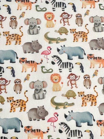 Algodón Animalia Zoo