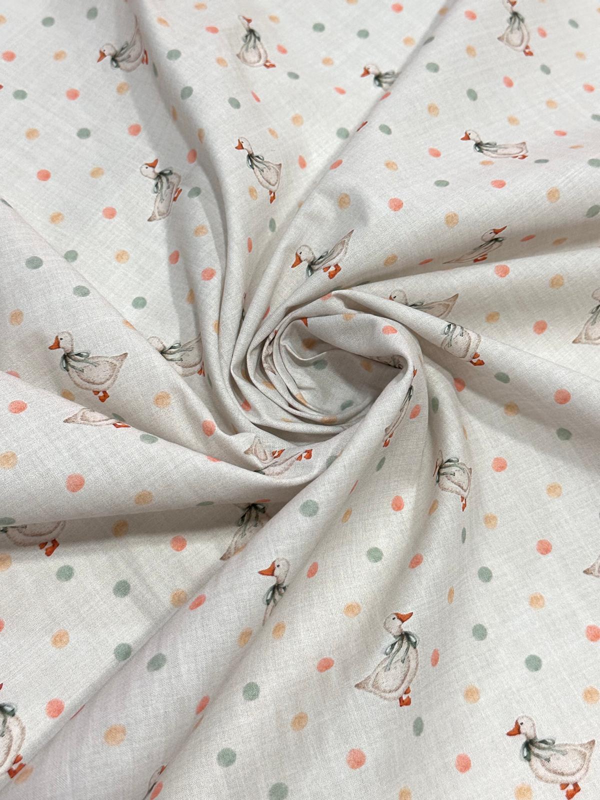 Algodón Clásico patos