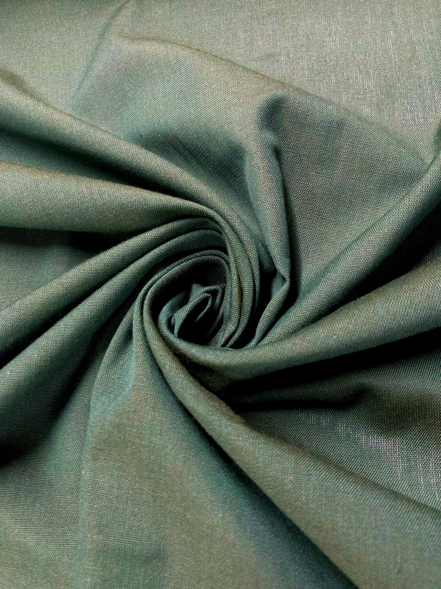 Algodón Creta liso verde