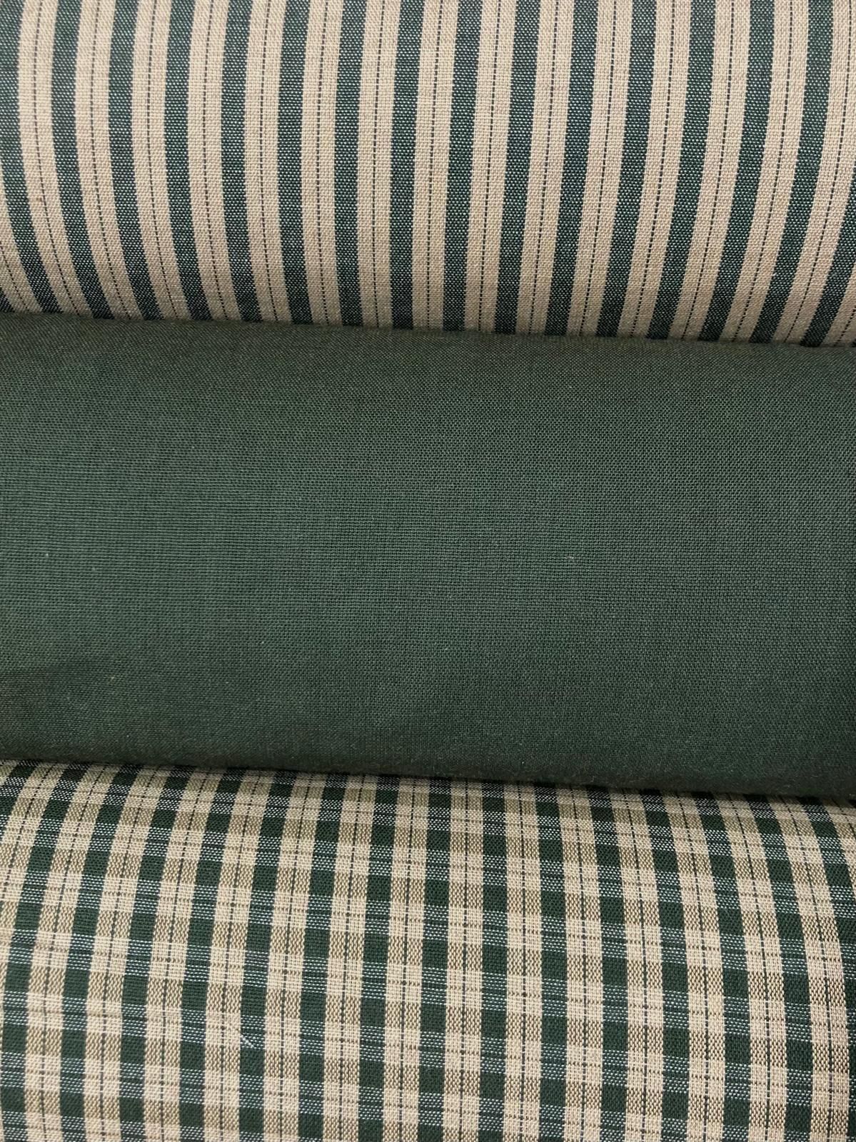 Algodón Creta cuadros verde - Imagen 3