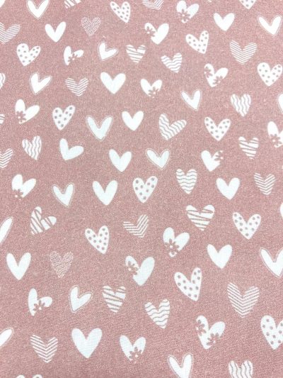 Algodón Milú corazones