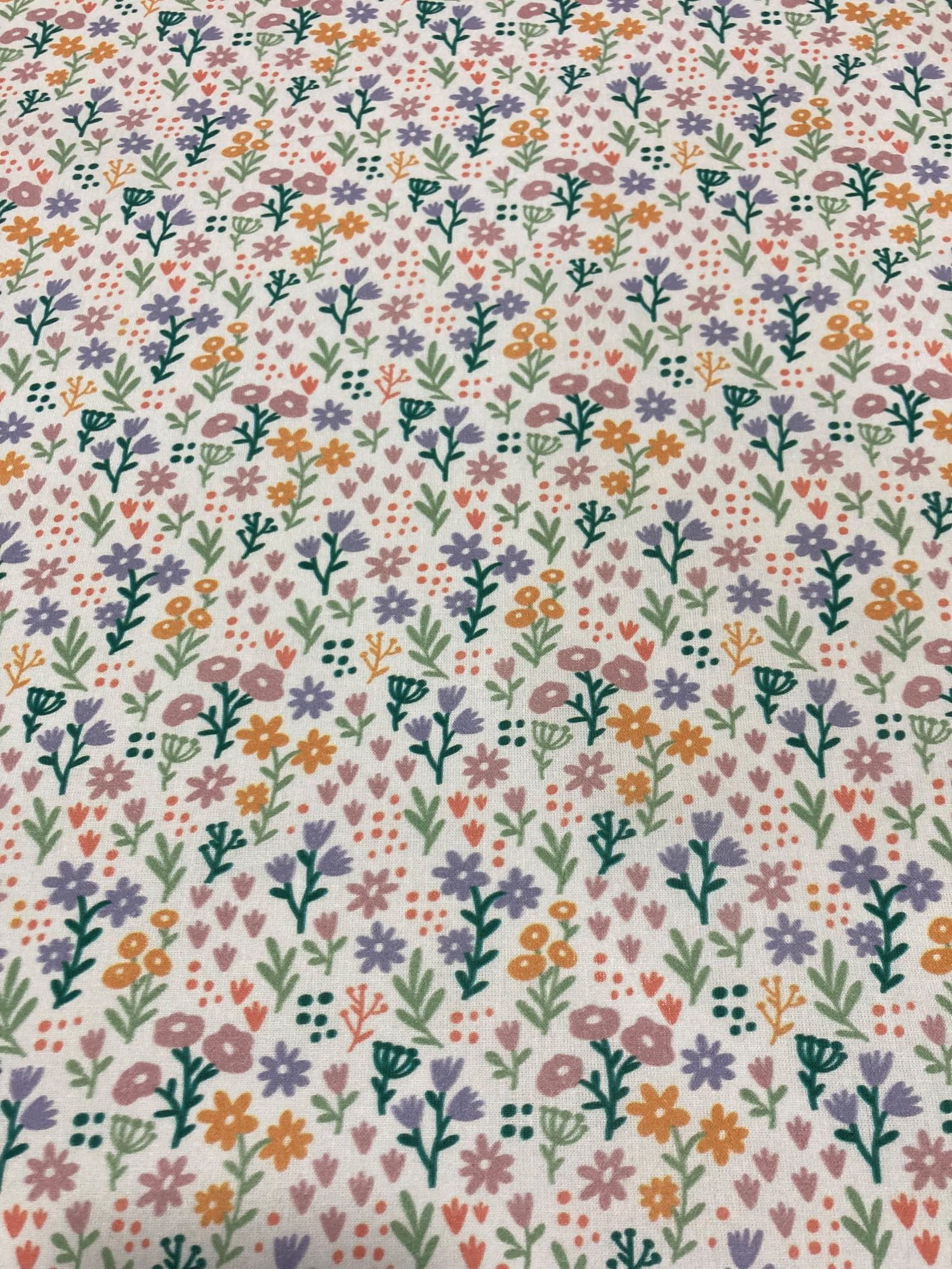 Algodón Milú flores