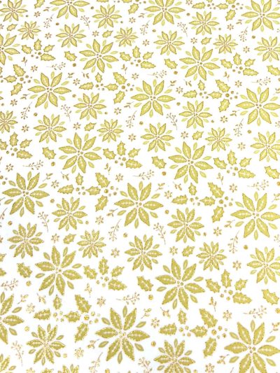 Algodón Navidad Alegría Beige