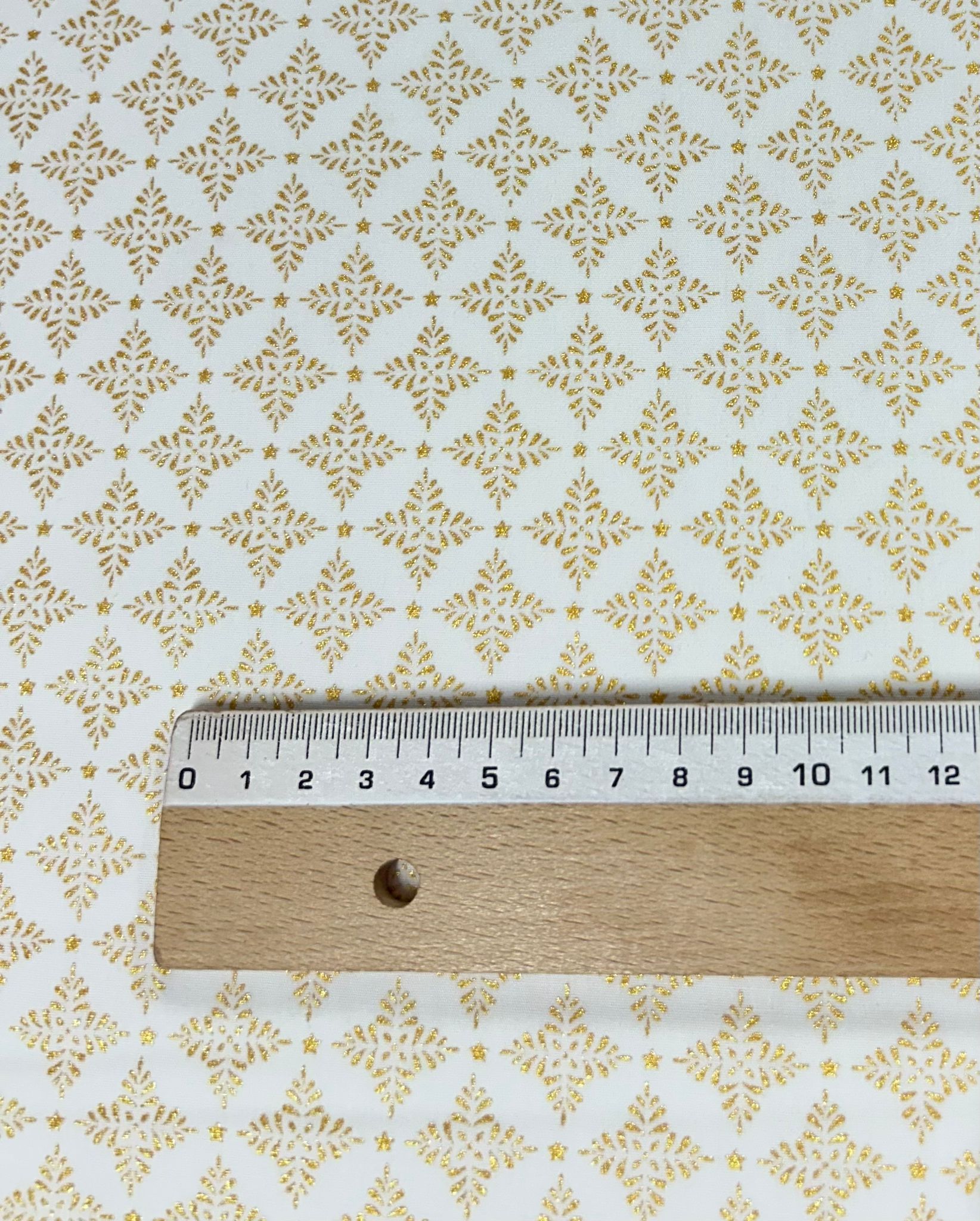 Algodón Navidad Deseo Beige