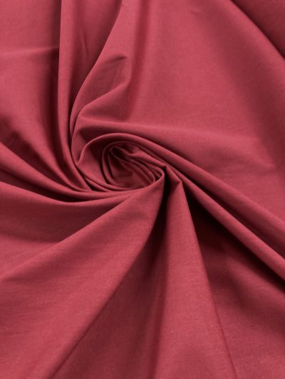 Algodón Creta liso burdeos