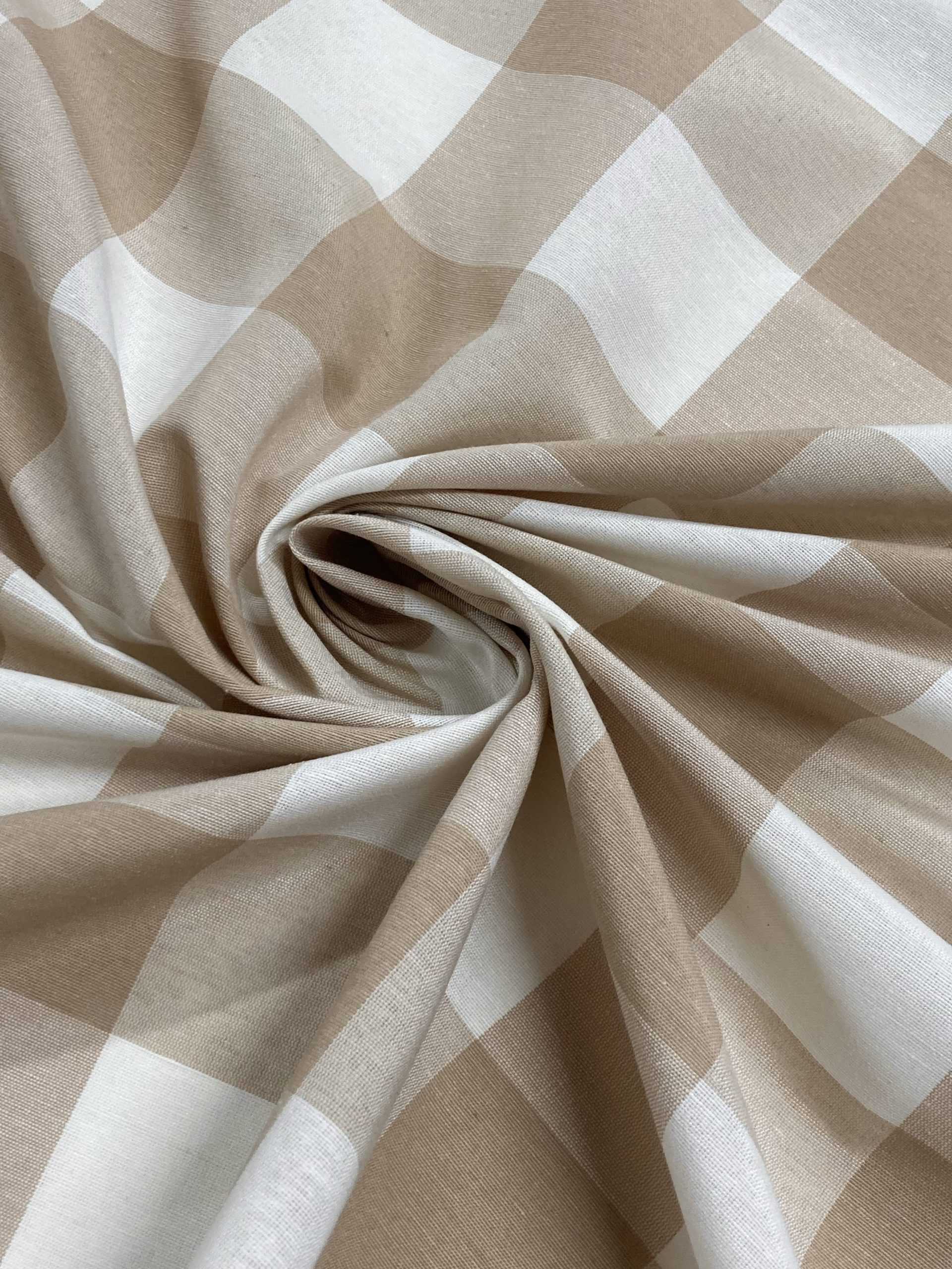 Loneta vichy Maxi camel