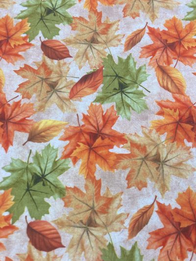 Algodón Otoño Hojas