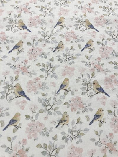 Algodón Alejandra pajaritos