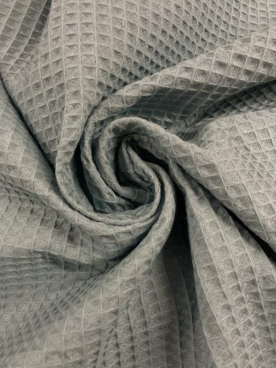 Waffle agua marina empolvado