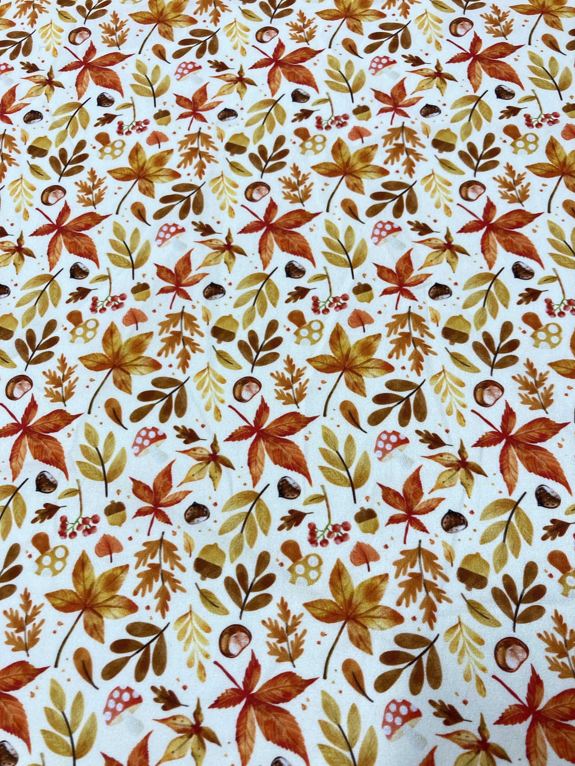 Algodón Otoño Castañas