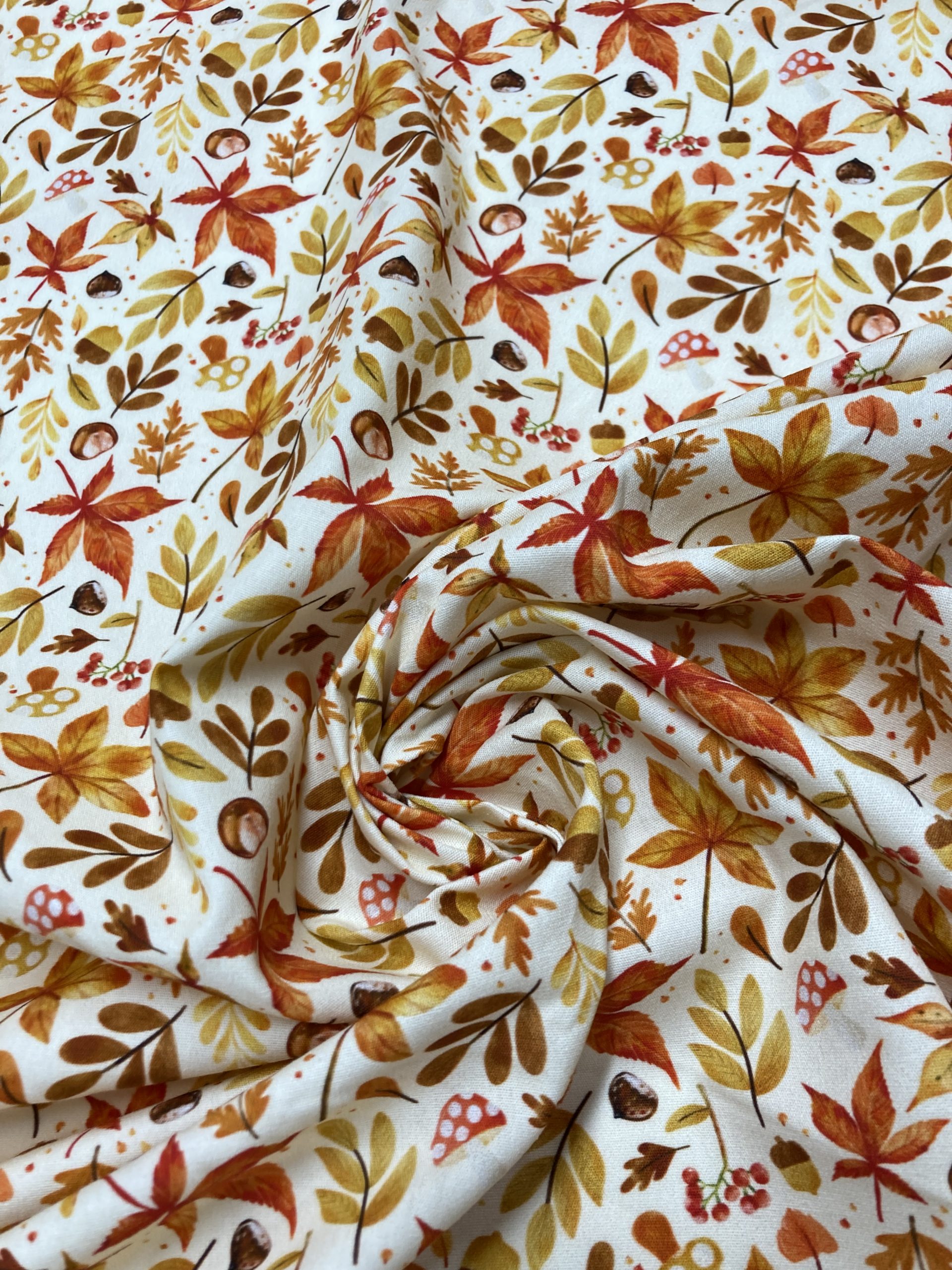 Algodón Otoño Castañas