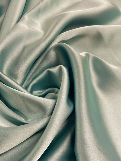 Crepe Satén Roma verde mint