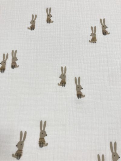 Doble gasa duo conejitos