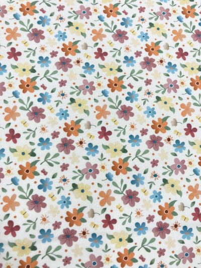 Algodón Ilusión Flores