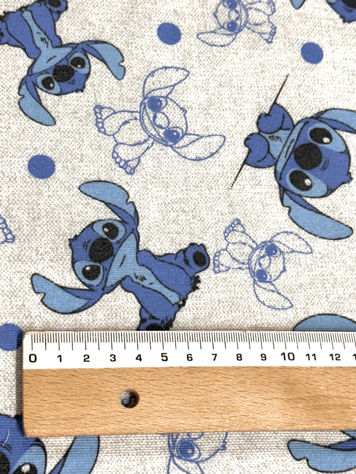 Loneta lilo y stich azul