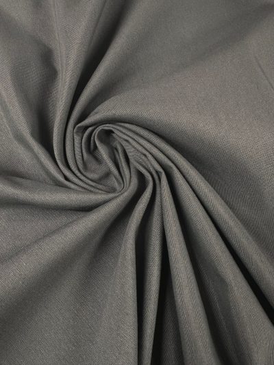 Loneta lisa tintada gris oscuro