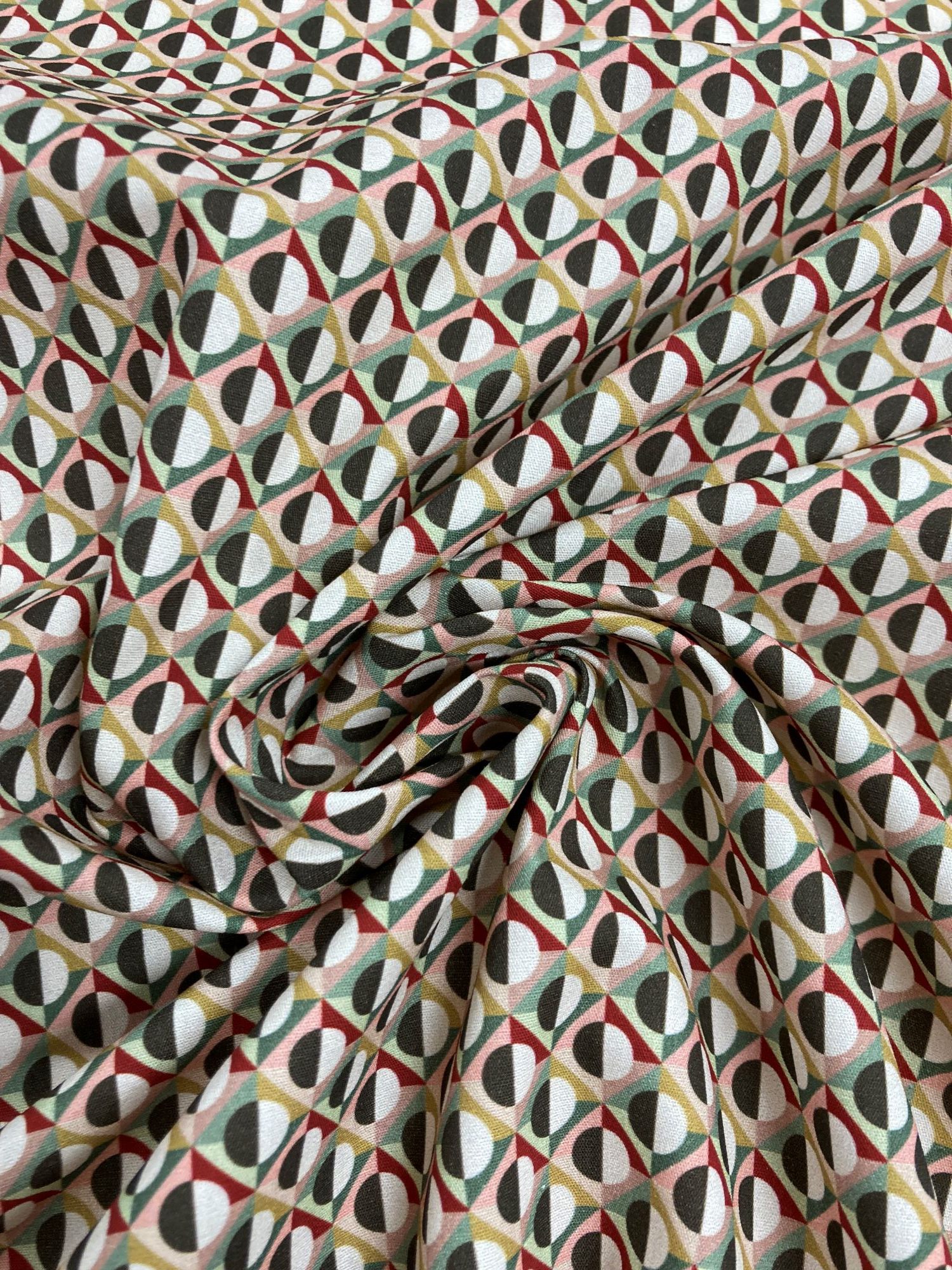 algodón geometric circulo