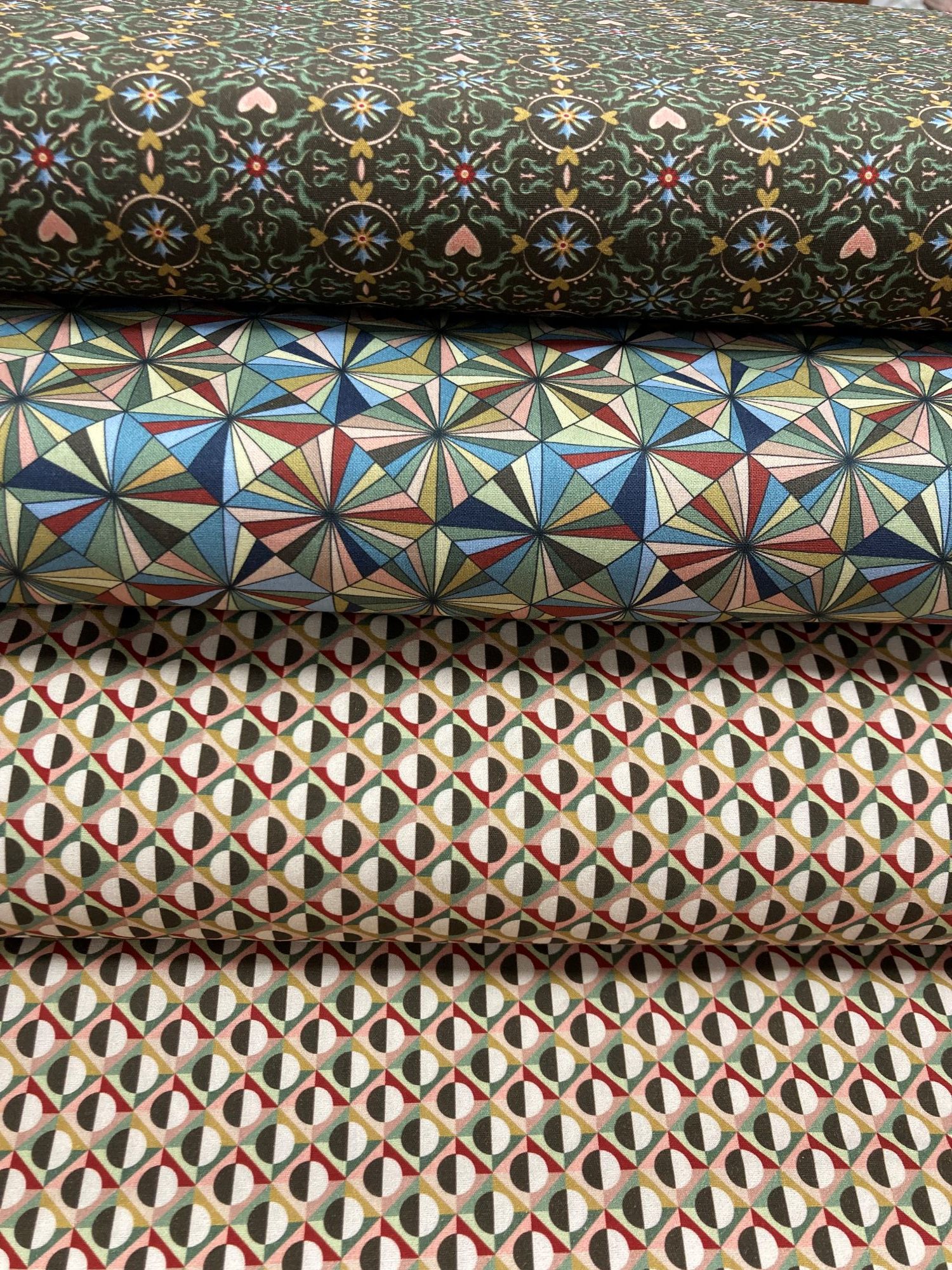 algodón geometric circulo