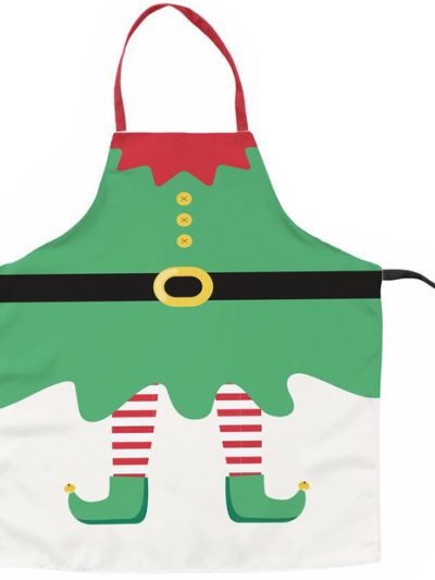 Delantal Cocina Navideño Elfo