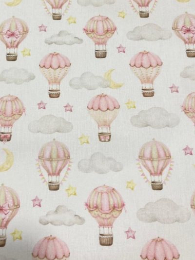 Algodón Reborn globos rosa