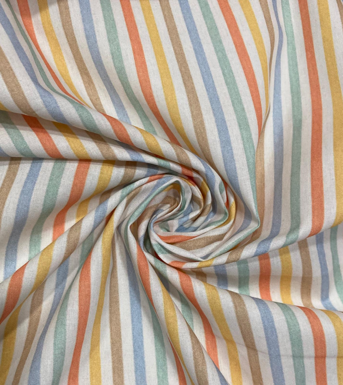 Algodón Yuki rayas
