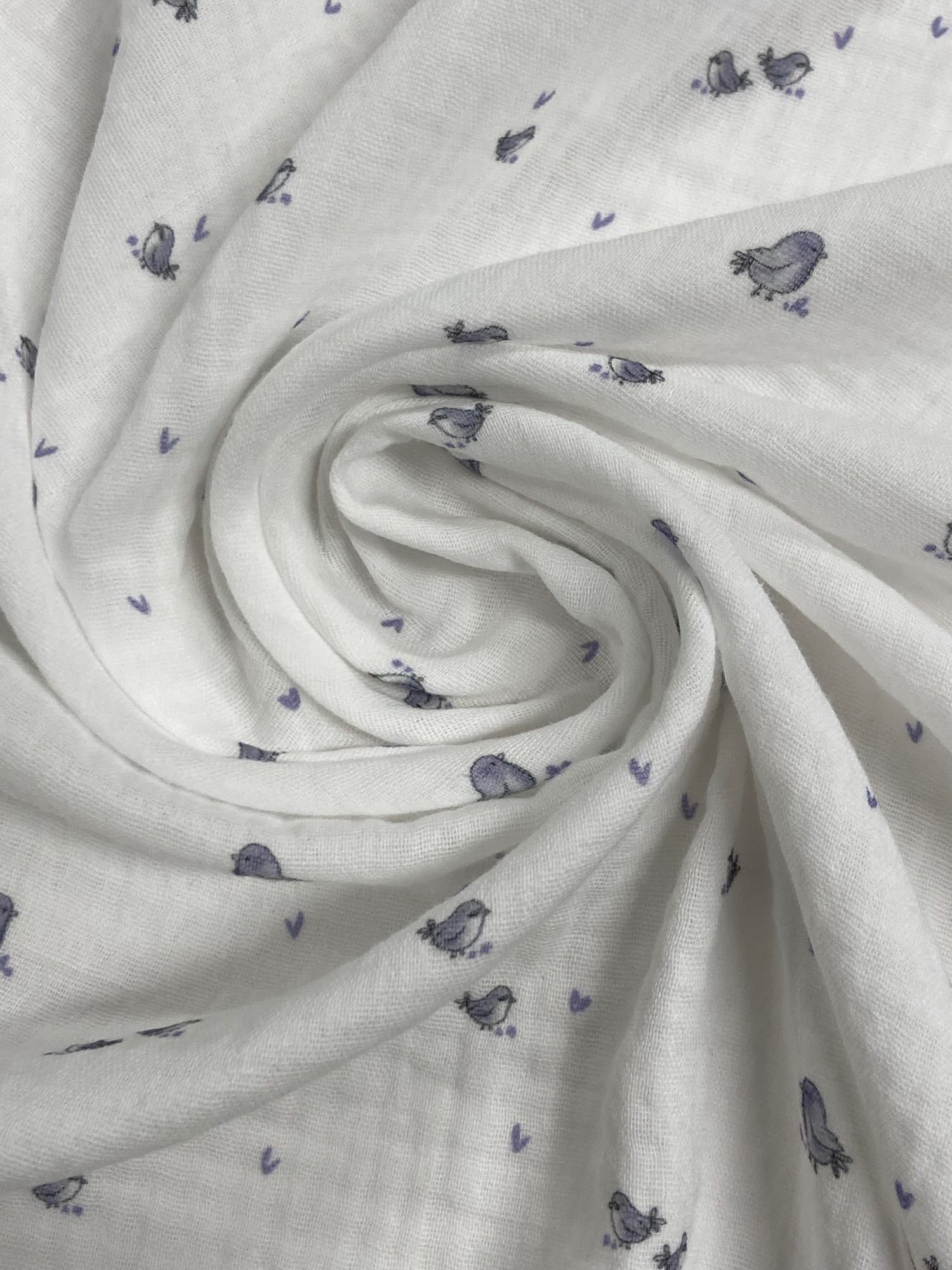 Doble gasa Pío lila