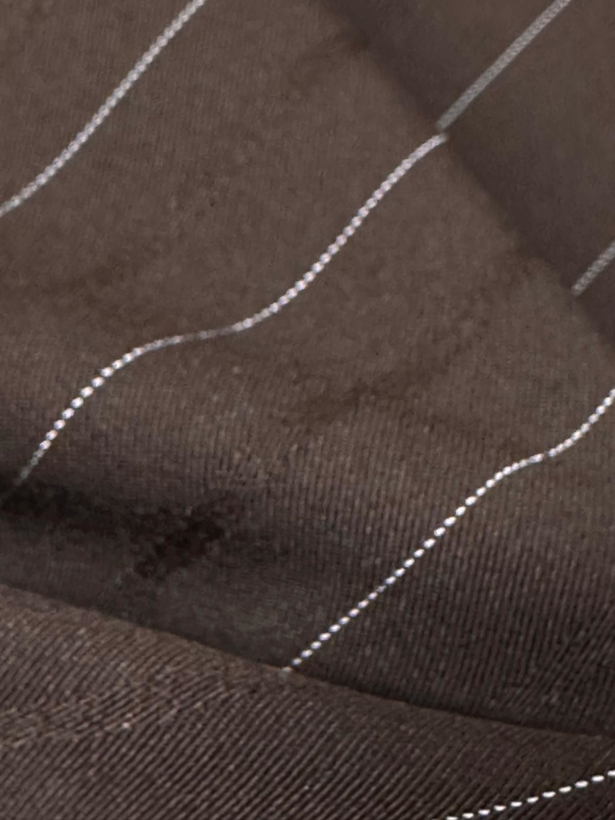 Gabardina crep Diplomática chocolate