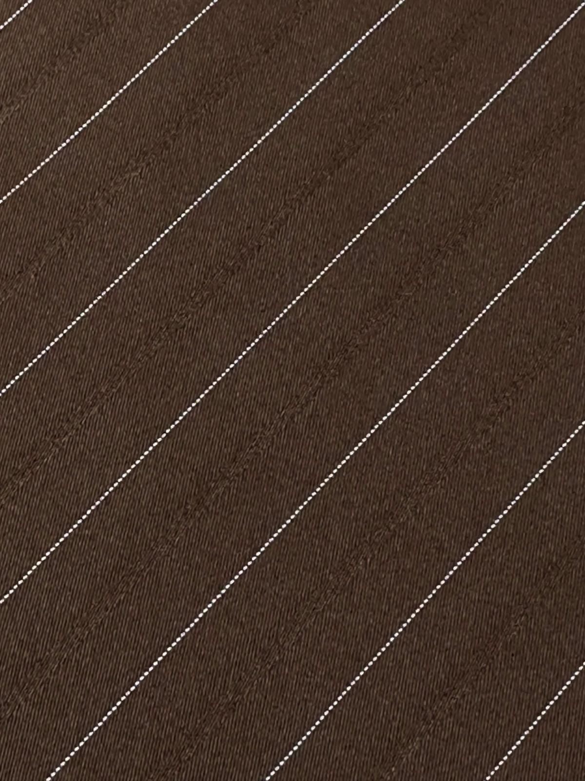 Gabardina crep Diplomática chocolate