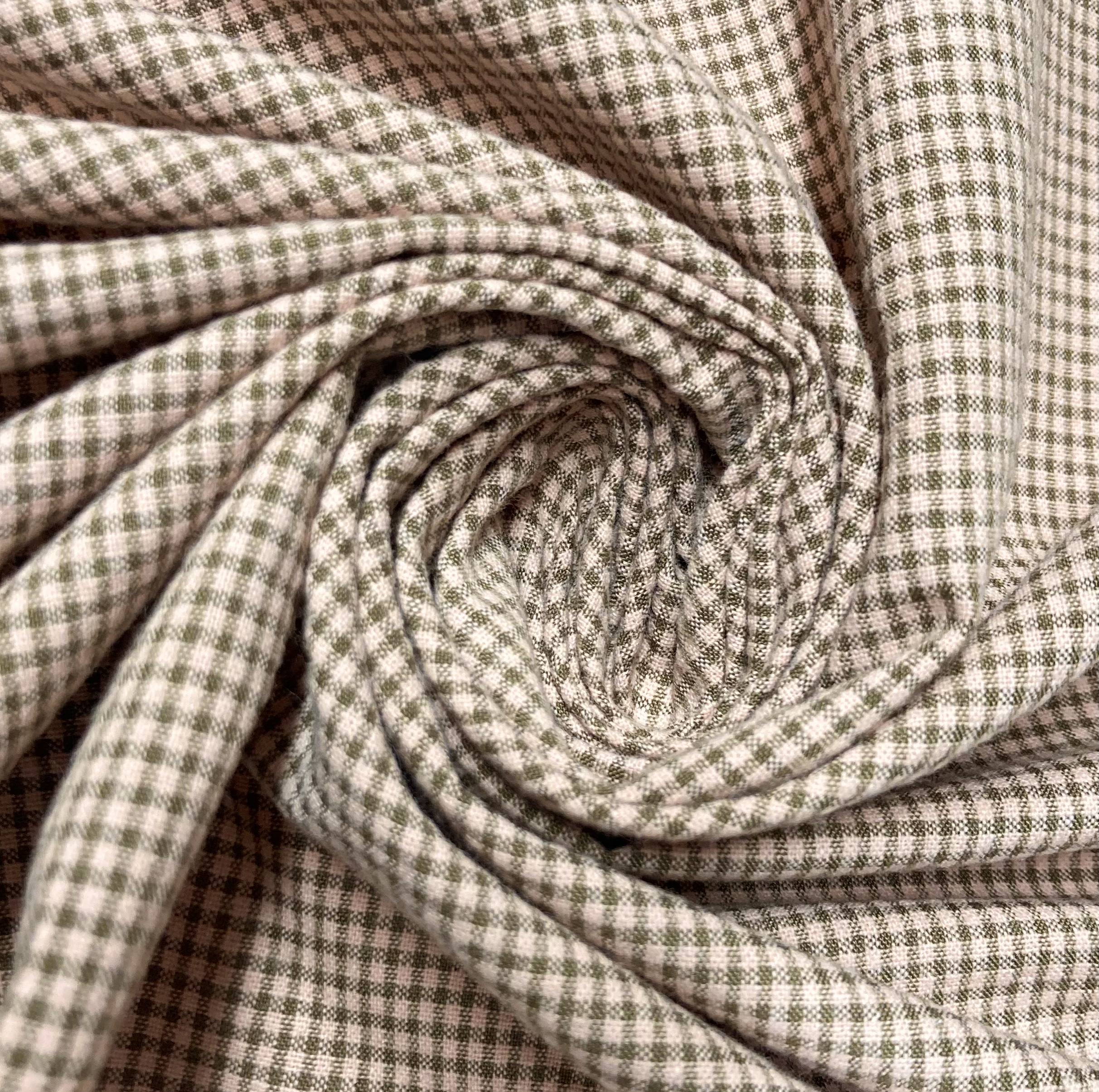 Vichy seersucher rosa/verde mini