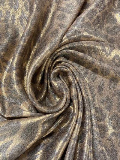 Lame leopardo oro/gris