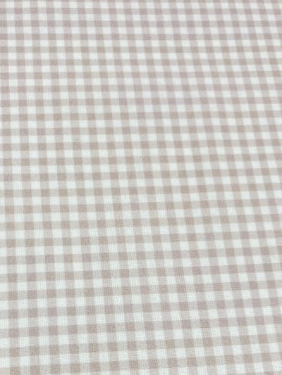 Algodón Alejandra cuadritos camel