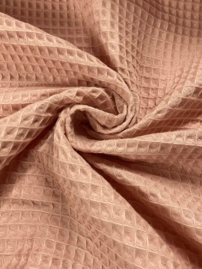 Waffle salmón rosado