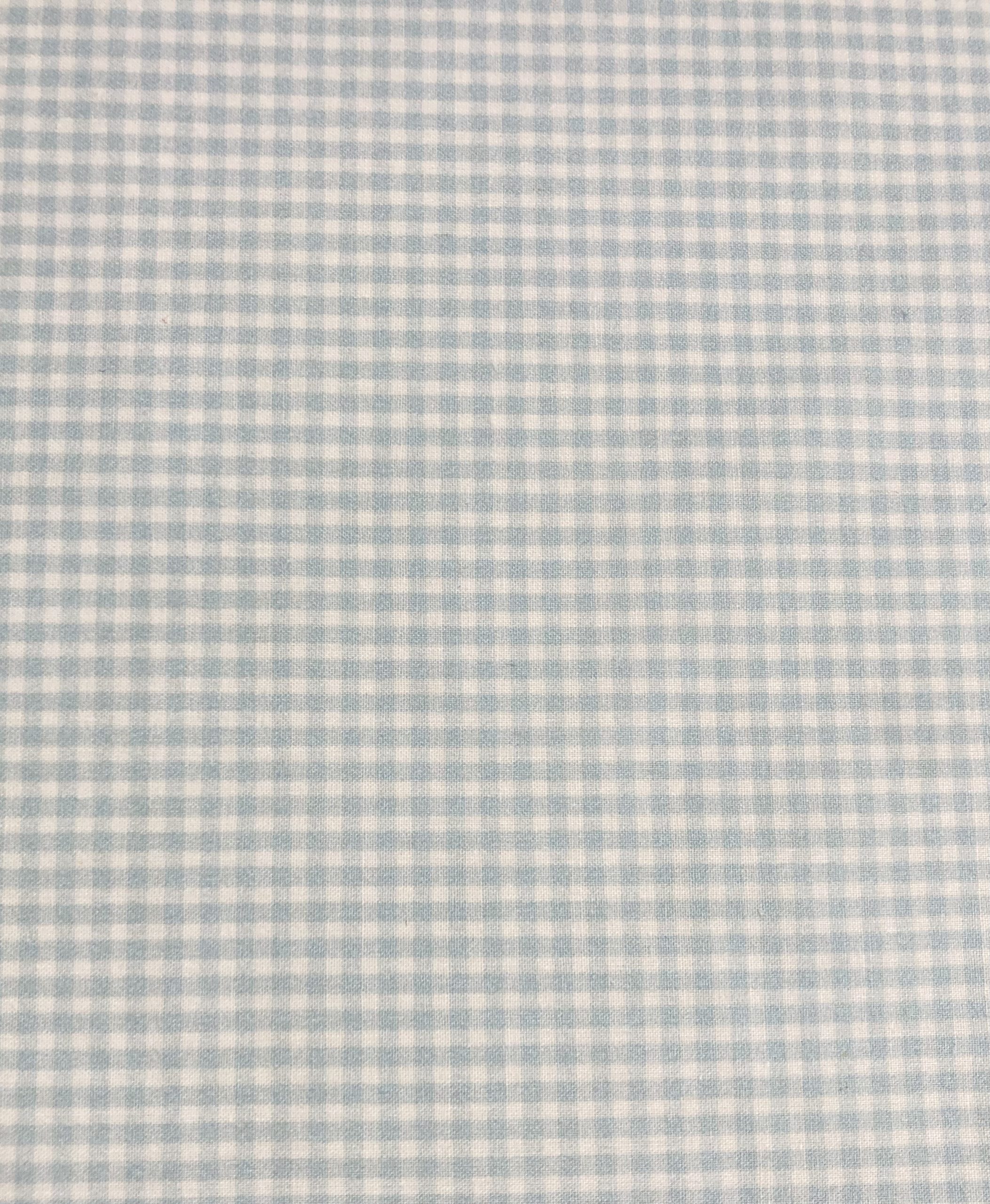 Algodón Alejandra cuadritos aguamarina