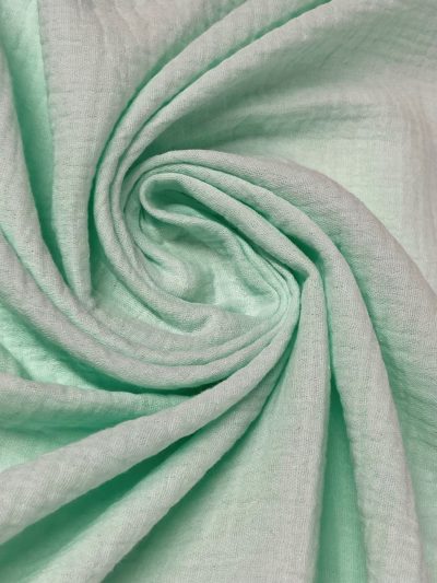 Doble Gasa verde agua