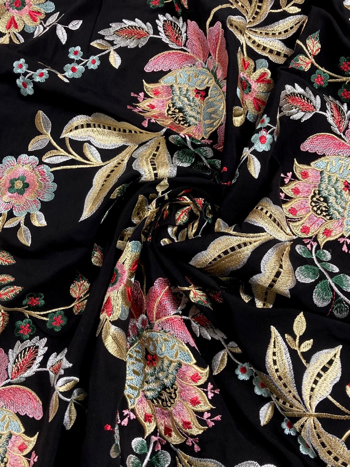 Viscosa bordada Bibiana