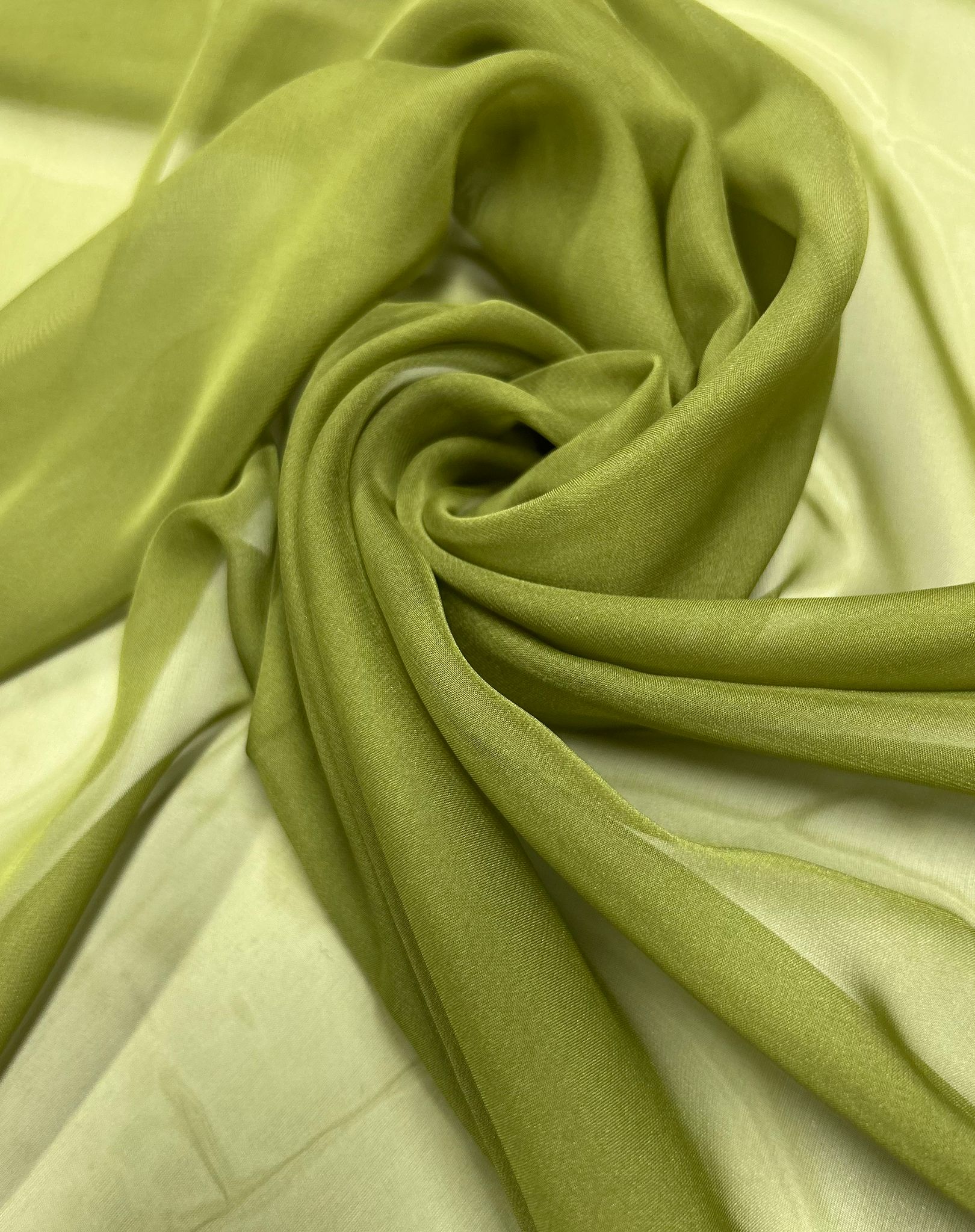 gasa lisa Vio verde oliva