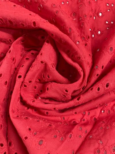 Batista perforada Elisabeth rojo