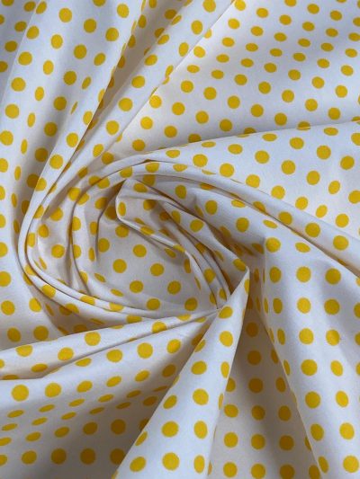 Popelín Flamenca blanco l.amarillo