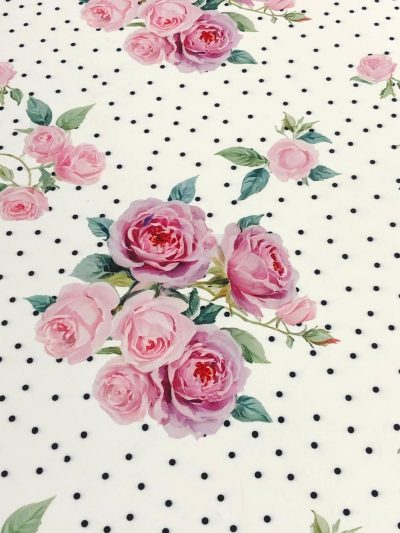 Bielástico fino Eliana rosa