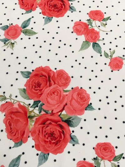 Bielástico fino Eliana rojo