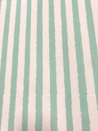 Pola rayas verde agua