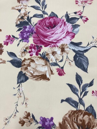 Popelín flamenca Flor Macarena