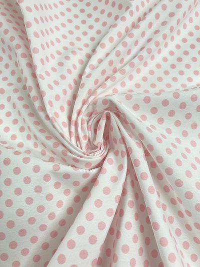 Popelín Flamenca blanco l.rosa