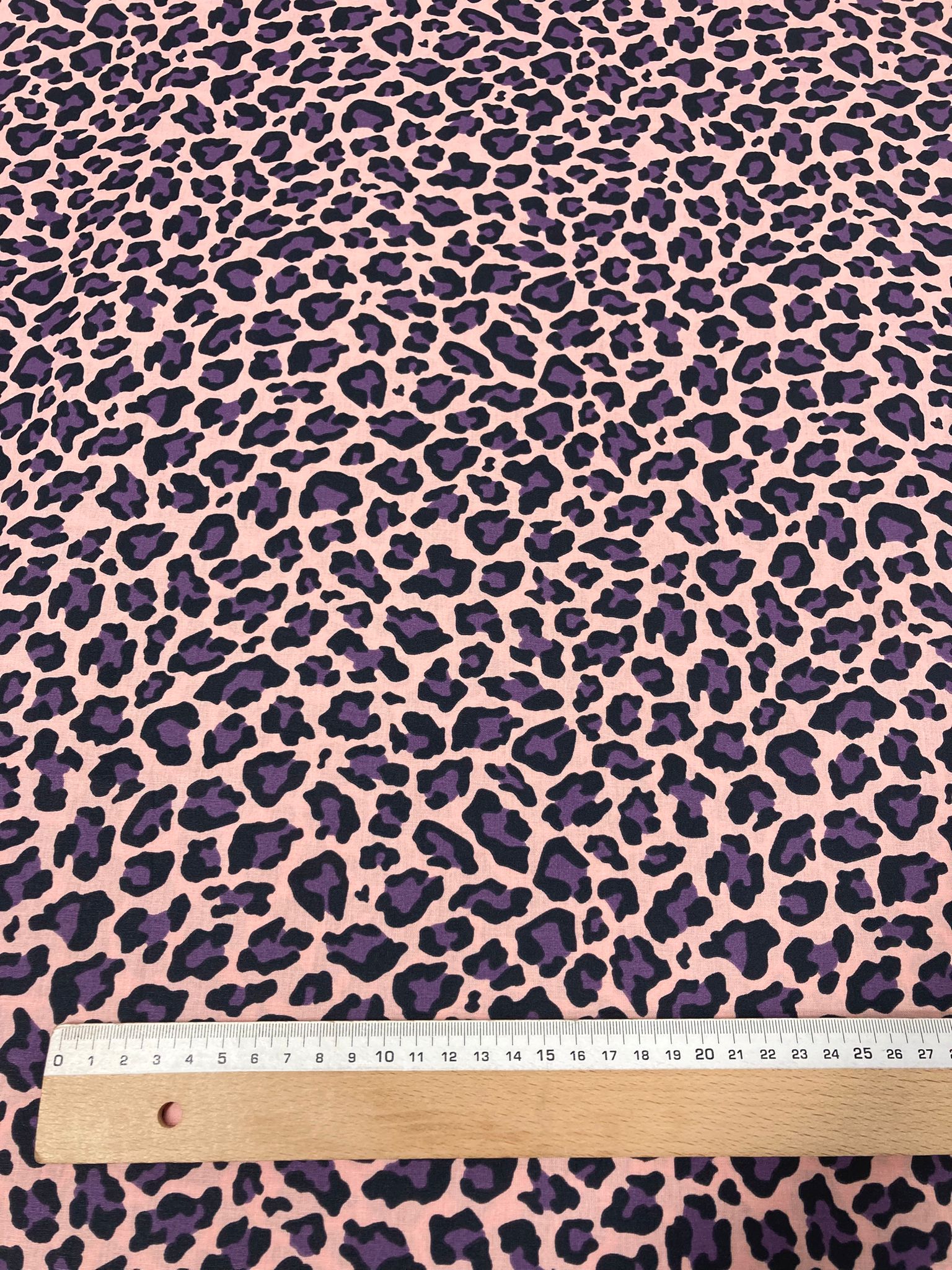 Algodón leopardo rosa