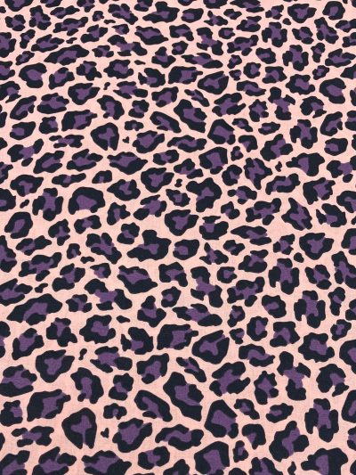 Algodón leopardo rosa