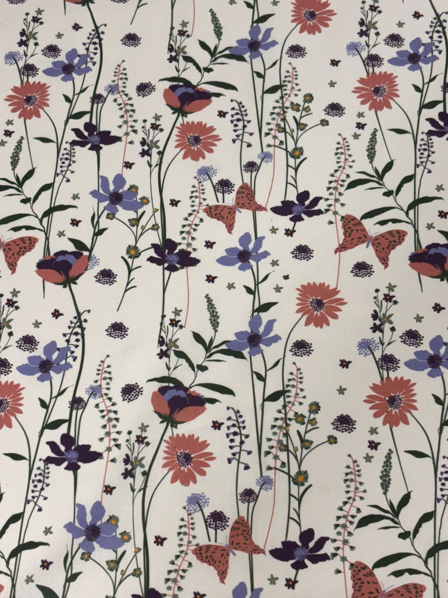 Algodón Egeo mariposas