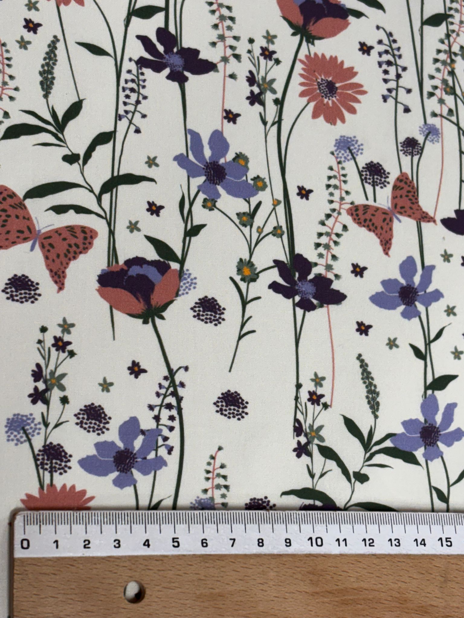 Algodón Egeo mariposas