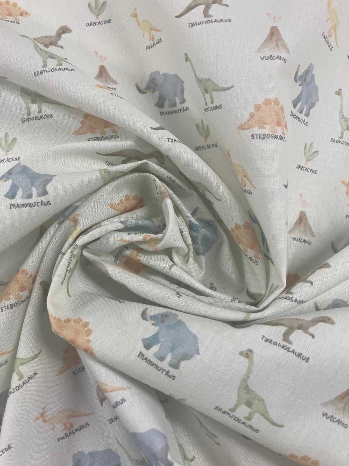 Algodón dinosaurios volcán